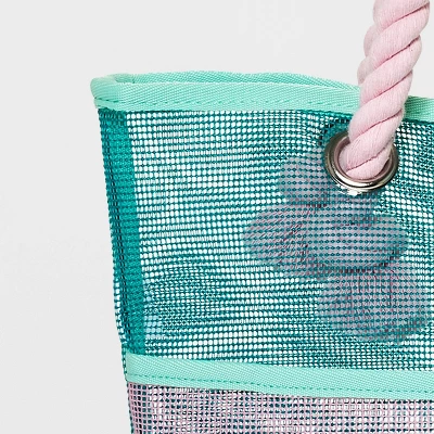 Girls' Colorblock Mesh Tote - Art Class™ 3 Girls' Colorblock Mesh Tote - Art Class™ - Image 3