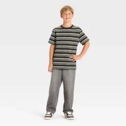 Boys' Short Sleeve Striped Oversized T-Shirt - Art Class™ 3 Boys' Short Sleeve Striped Oversized T-Shirt - Art Class™ -Daily Kid Wear Shop GUEST 8c36e6c0 e1d2 46ed a554 7a7608c3eee6