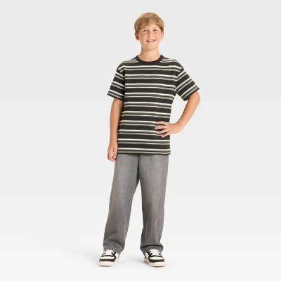Boys' Short Sleeve Striped Oversized T-Shirt - Art Class™ 2 Boys' Short Sleeve Striped Oversized T-Shirt - Art Class™ - Image 2