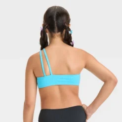 Girls' Solid Bikini Swim Top - Art Class™