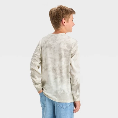 Boys' Marvel Superhero Long Sleeve Graphic T-Shirt - Art Class™ Cream 2 Boys' Marvel Superhero Long Sleeve Graphic T-Shirt - Art Class™ Cream - Image 2