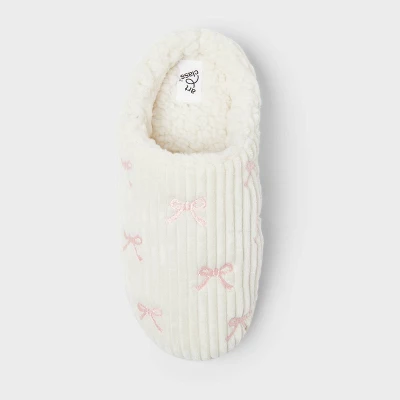 Kids' Landry Scuff Slippers - Art Class™ Cream 2 Kids' Landry Scuff Slippers - Art Class™ Cream - Image 2