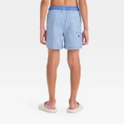 Boys' Shark Fin Swim Trunks - Art Class™ Blue