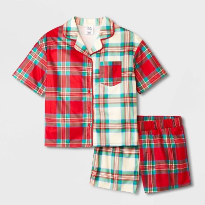 Girls' 2pc Flannel Short Sleeve Coat Pajama Set - Art Class™ 4 Girls' 2pc Flannel Short Sleeve Coat Pajama Set - Art Class™ - Image 4
