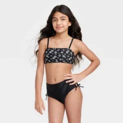 Girls' 2pc Vintage Daisy Surf High-Waist Bikini Set - Art Class™ Black 5 Girls' 2pc Vintage Daisy Surf High-Waist Bikini Set - Art Class™ Black -Daily Kid Wear Shop GUEST 96fc8872 ee13 4e62 a5a2 45b8bc3cd2fa