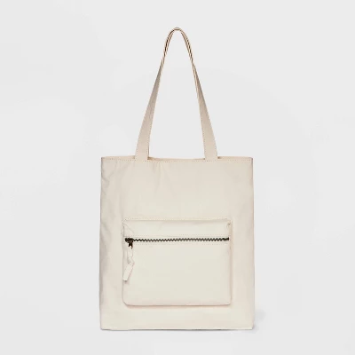 Girls' Canvas Photo Print Zipper Tote Bag - Art Class™ Cream 3 Girls' Canvas Photo Print Zipper Tote Bag - Art Class™ Cream - Image 3