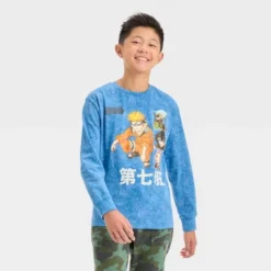Boys' Naruto Long Sleeve Graphic T-Shirt - Art Class™ Blue 5 Boys' Naruto Long Sleeve Graphic T-Shirt - Art Class™ Blue -Daily Kid Wear Shop GUEST 9a6f173e 0fd4 410e b18e a6bf97a32053