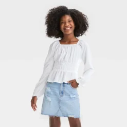 Girls' Long Sleeve Ruched Waist Blouse Top - Art Class™ 11 Girls' Long Sleeve Ruched Waist Blouse Top - Art Class™ -Daily Kid Wear Shop GUEST 9c2631ac 1f8f 4b5e 851f a5a511580c3e