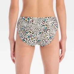 Girls' Leopard Swimsuit Bottom - Art Class™ Black
