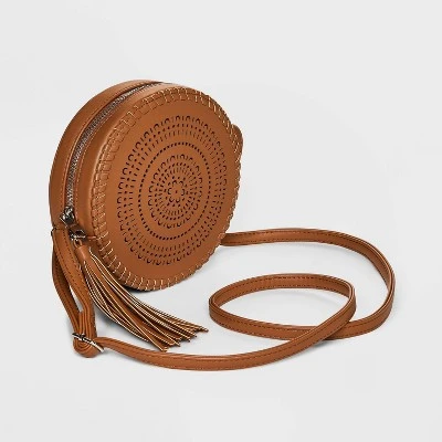 Girls' Circle Crossbody Bag - Art Class™ Tan 1 Girls' Circle Crossbody Bag - Art Class™ Tan