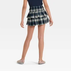 Girls' Smocked Tiered Mini Skirt - Art Class™
