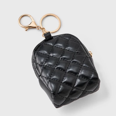 Girls' Mini Backpack Bag Charm - Art Class™ Black 1 Girls' Mini Backpack Bag Charm - Art Class™ Black