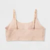 Girls' Microfiber Bonded Bra - Art Class™ Beige