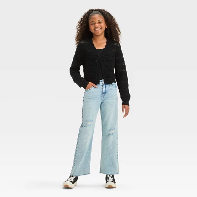 Girls' High-Rise Baggy Jeans - Art Class™ 3 Girls' High-Rise Baggy Jeans - Art Class™ - Image 3
