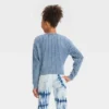 Girls' Wide Ribbed Pullover Sweater - Art Class™