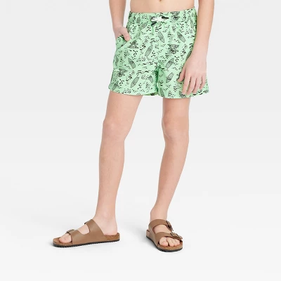 Boys' Monster Animal Printed Swim Trunks - Art Class™ Green 3 Boys' Monster Animal Printed Swim Trunks - Art Class™ Green - Image 3