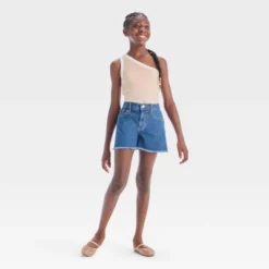 Girls' High-Rise A-Line Studded Denim Shorts - Art Class™ 4 Girls' High-Rise A-Line Studded Denim Shorts - Art Class™ -Daily Kid Wear Shop GUEST ab3eef31 401d 48f2 8329 5f7922da48c3
