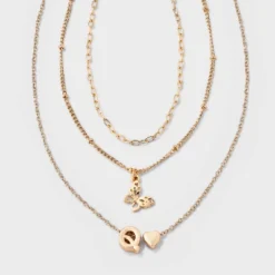 Girls' Initial With Choker And Layered Necklace Set - Art Class™ Gold 38 Girls' Initial With Choker And Layered Necklace Set - Art Class™ Gold -Daily Kid Wear Shop GUEST ab42380b aaf9 412c a3cc a1d9ee175f8a