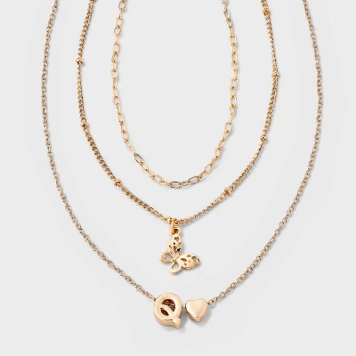 Girls' Initial With Choker And Layered Necklace Set - Art Class™ Gold 19 Girls' Initial With Choker And Layered Necklace Set - Art Class™ Gold - Image 19