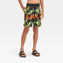 Boys' Ombre Palm Leaf Printed Swim Shorts - Art Class™ Gold 5 Boys' Ombre Palm Leaf Printed Swim Shorts - Art Class™ Gold -Daily Kid Wear Shop GUEST b68b4321 2f8e 4fe7 b10a 32faad171da5