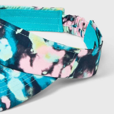 Girls' Printed Beach Visor Hat - Art Class™ 2 Girls' Printed Beach Visor Hat - Art Class™ - Image 2