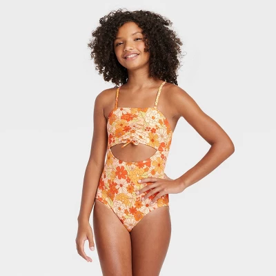 Girls' Vintage Affair One Piece Swimsuit - Art Class™ 3 Girls' Vintage Affair One Piece Swimsuit - Art Class™ - Image 3
