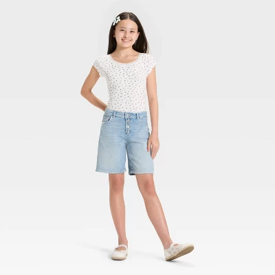 Girls' Mid-Rise Slouchy Loose Shorts - Art Class™ 2 Girls' Mid-Rise Slouchy Loose Shorts - Art Class™ - Image 2