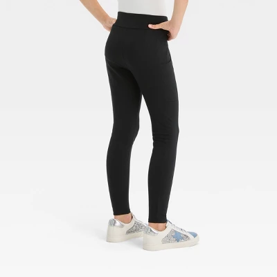 Girls' Leggings With Side Pocket - Art Class™ 1 Girls' Leggings With Side Pocket - Art Class™