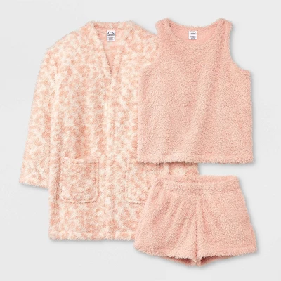 Girls' 3pc Marshmallow Fleece Pajama Set - Art Class™ 7 Girls' 3pc Marshmallow Fleece Pajama Set - Art Class™ - Image 7