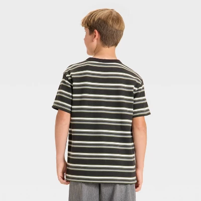 Boys' Short Sleeve Striped Oversized T-Shirt - Art Class™ 1 Boys' Short Sleeve Striped Oversized T-Shirt - Art Class™