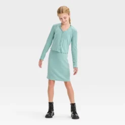 Girls' Knit Cardigan & Dress Set - Art Class™ 7 Girls' Knit Cardigan & Dress Set - Art Class™ -Daily Kid Wear Shop GUEST c8368d70 65e8 4ff9 b67e b2b47bf8488d