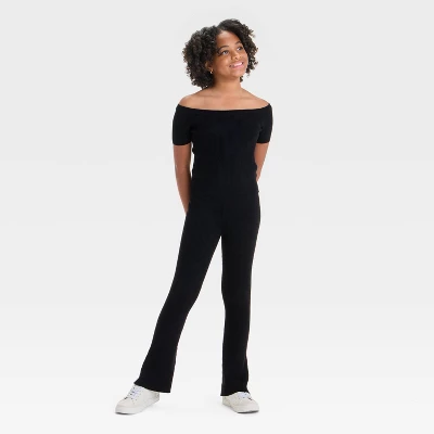 Girls' Off The Shoulder Short Sleeve Pullover Sweater - Art Class™ 2 Girls' Off The Shoulder Short Sleeve Pullover Sweater - Art Class™ - Image 2