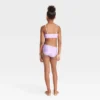 Girls' 3pc Desert Dreamer Swimwear Set - Art Class™ Lavender