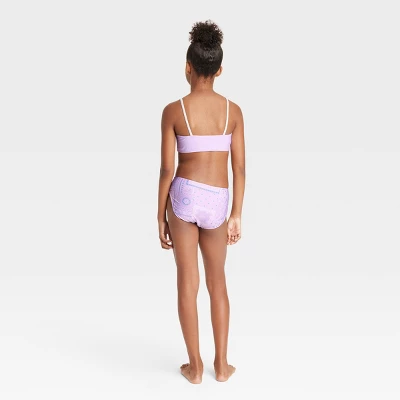 Girls' 3pc Desert Dreamer Swimwear Set - Art Class™ Lavender 1 Girls' 3pc Desert Dreamer Swimwear Set - Art Class™ Lavender