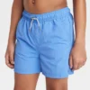 Boys' Solid Swim Trunks - Art Class™ Blue
