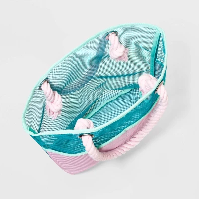 Girls' Colorblock Mesh Tote - Art Class™ 2 Girls' Colorblock Mesh Tote - Art Class™ - Image 2