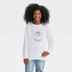 Girls' Long Sleeve Zodiac Oversized Graphic T-Shirt - Art Class™ White 5 Girls' Long Sleeve Zodiac Oversized Graphic T-Shirt - Art Class™ White -Daily Kid Wear Shop GUEST d288f554 17e2 461d 8651 f0f636dcb670