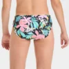 Girls' Ebony Tropical Floral Printed Bikini Swim Bottom - Art Class™ Black