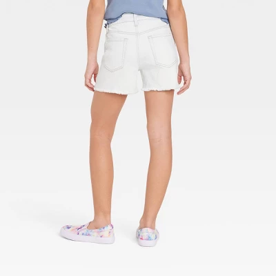 Girls' High-Rise Midi Jean Shorts - Art Class™ 1 Girls' High-Rise Midi Jean Shorts - Art Class™