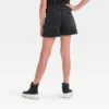 Girls' High Rise Jean Shorts - Art Class™