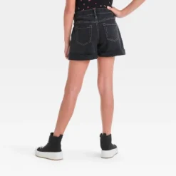 Girls' High Rise Jean Shorts - Art Class™