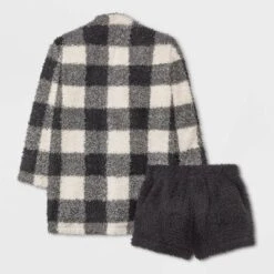 Girls' 3pc Marshmallow Fleece Pajama Set - Art Class™