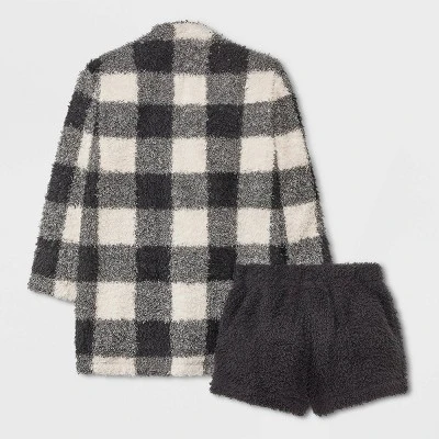 Girls' 3pc Marshmallow Fleece Pajama Set - Art Class™ 1 Girls' 3pc Marshmallow Fleece Pajama Set - Art Class™