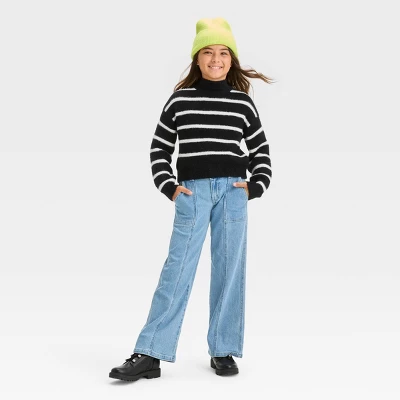 Girls' Mock Neck Pullover Sweater - Art Class™ 2 Girls' Mock Neck Pullover Sweater - Art Class™ - Image 2