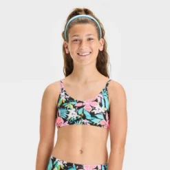 Girls' Tropical Floral Printed Bikini Swim Top - Art Class™ Black 5 Girls' Tropical Floral Printed Bikini Swim Top - Art Class™ Black -Daily Kid Wear Shop GUEST e80cf475 07c8 4c1a aad0 217ff3d6c766