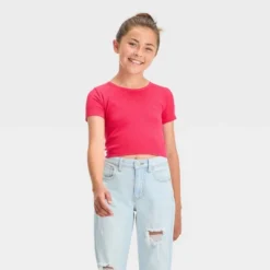 Girls' Short Sleeve Seamless Cropped T-Shirt - Art Class™ 10 Girls' Short Sleeve Seamless Cropped T-Shirt - Art Class™ -Daily Kid Wear Shop GUEST e8bf506b b595 4fbb b57e 1b0e4f8fa176