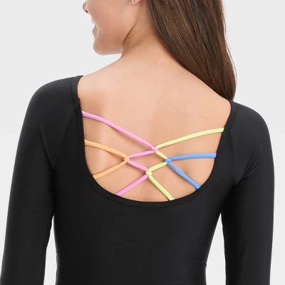 Girls' Sunset Euphoria Tree One Piece Rash Guard Swimsuit - Art Class™ 1 Girls' Sunset Euphoria Tree One Piece Rash Guard Swimsuit - Art Class™