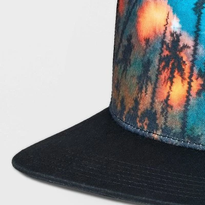 Kids' Palm Trees Trucker Hat - Art Class™ Black 2 Kids' Palm Trees Trucker Hat - Art Class™ Black - Image 2