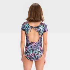Girls' Electric Palm One Piece Swimsuit - Art Class™ Black 4 Girls' Electric Palm One Piece Swimsuit - Art Class™ Black -Daily Kid Wear Shop GUEST f07c3170 648c 45b5 9292 c8b023f33e79