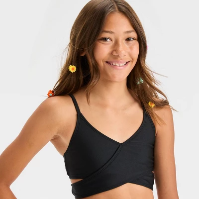 Girls' 'It’s A Wrap' Solid Bikini Set - Art Class™ 1 Girls' 'It’s A Wrap' Solid Bikini Set - Art Class™